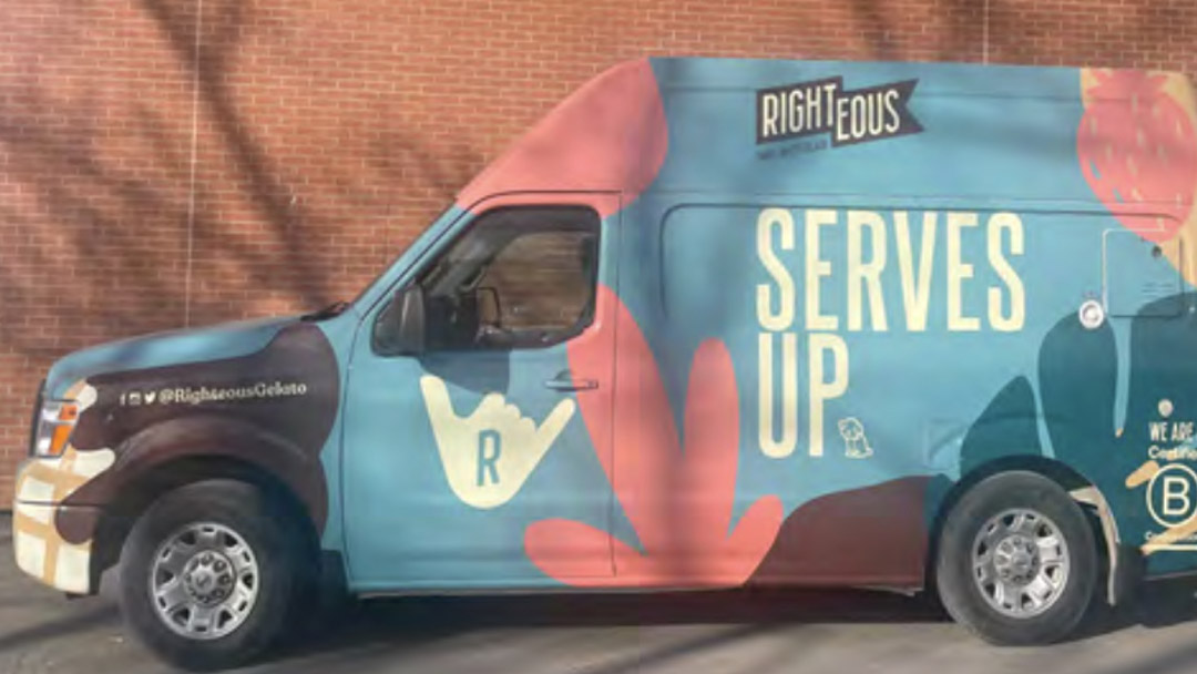 Righteous branded truck